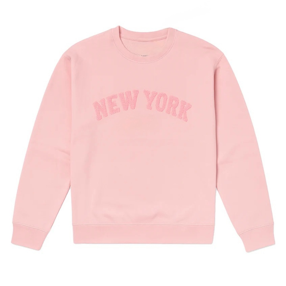 MV Sport Pink “New York” Sweatshirt Women’s Crewneck Pullover